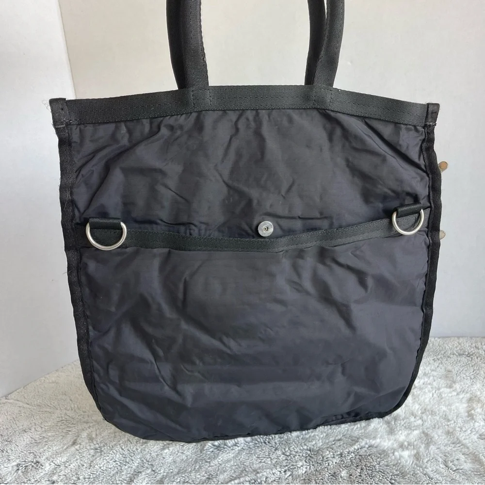LeSportsac Handbag/Shoulder Bag, 2-way, Black, 3 Pockets